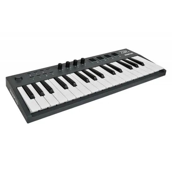 Controlador 32 Teclas AMW Midiplus Tiny+ Midi Usb Joystick Daw - Foto 2