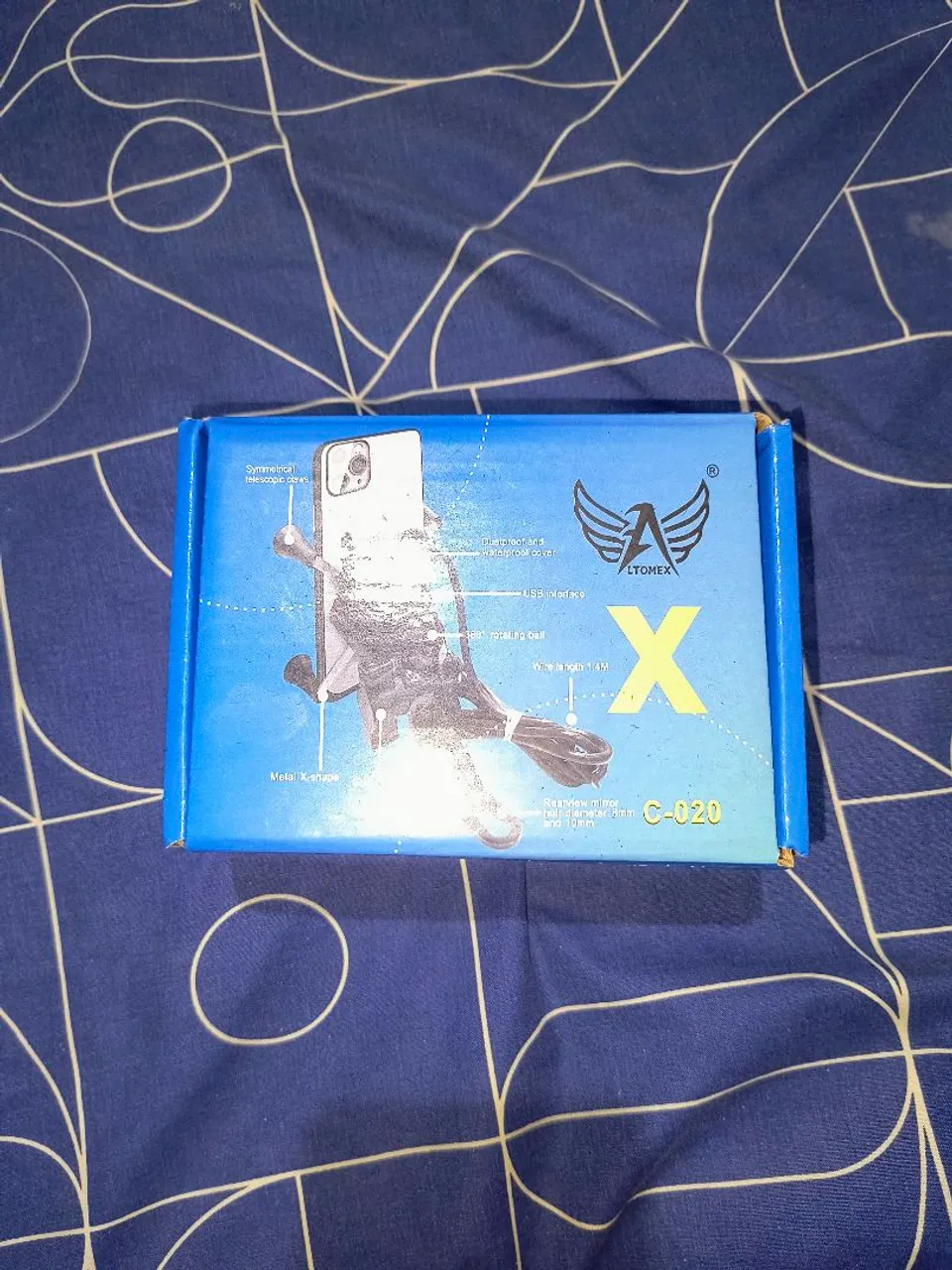 Suporte de celular para moto LTOMEX C-020 usb