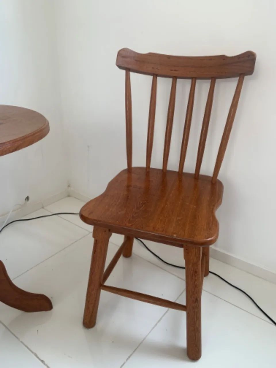 Mesa de madeira maciça Angelin  - Foto 3