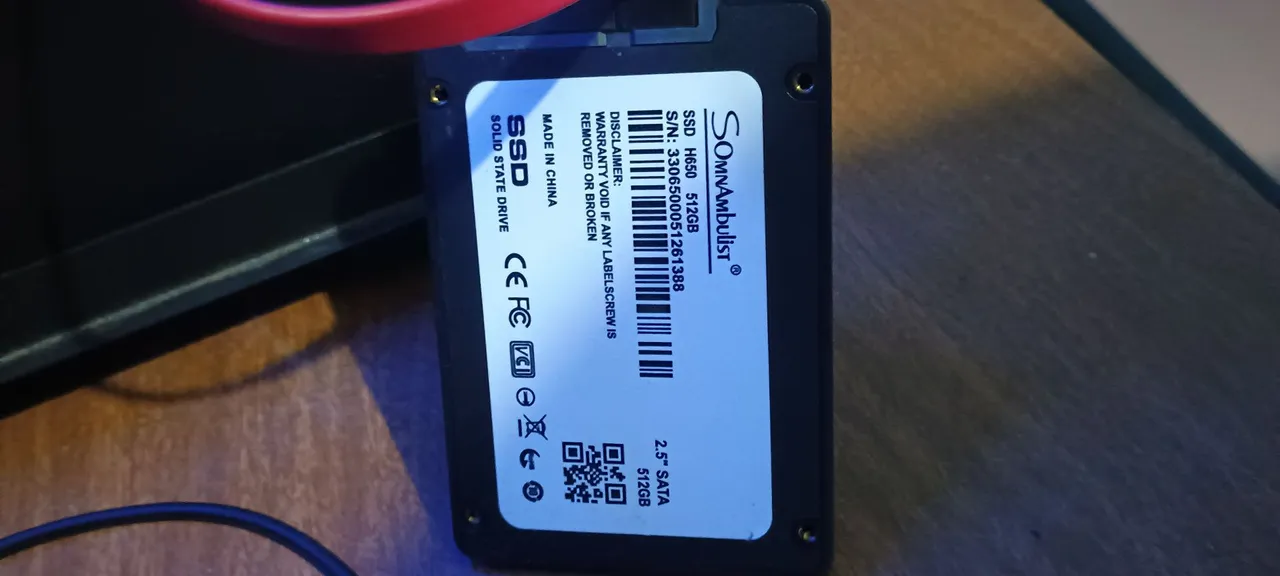 Dois SSD sata 500gb e 1TB