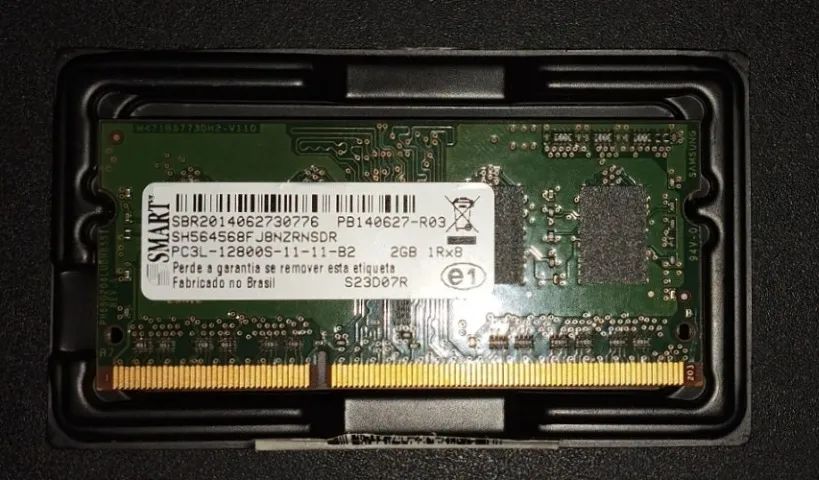 Memoria 2GB DDR3 Smart PC3-12800s Notebook (usado)