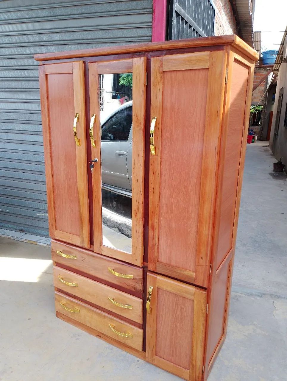 Guarda roupa de solteiro 3 portas novo. - Foto 2