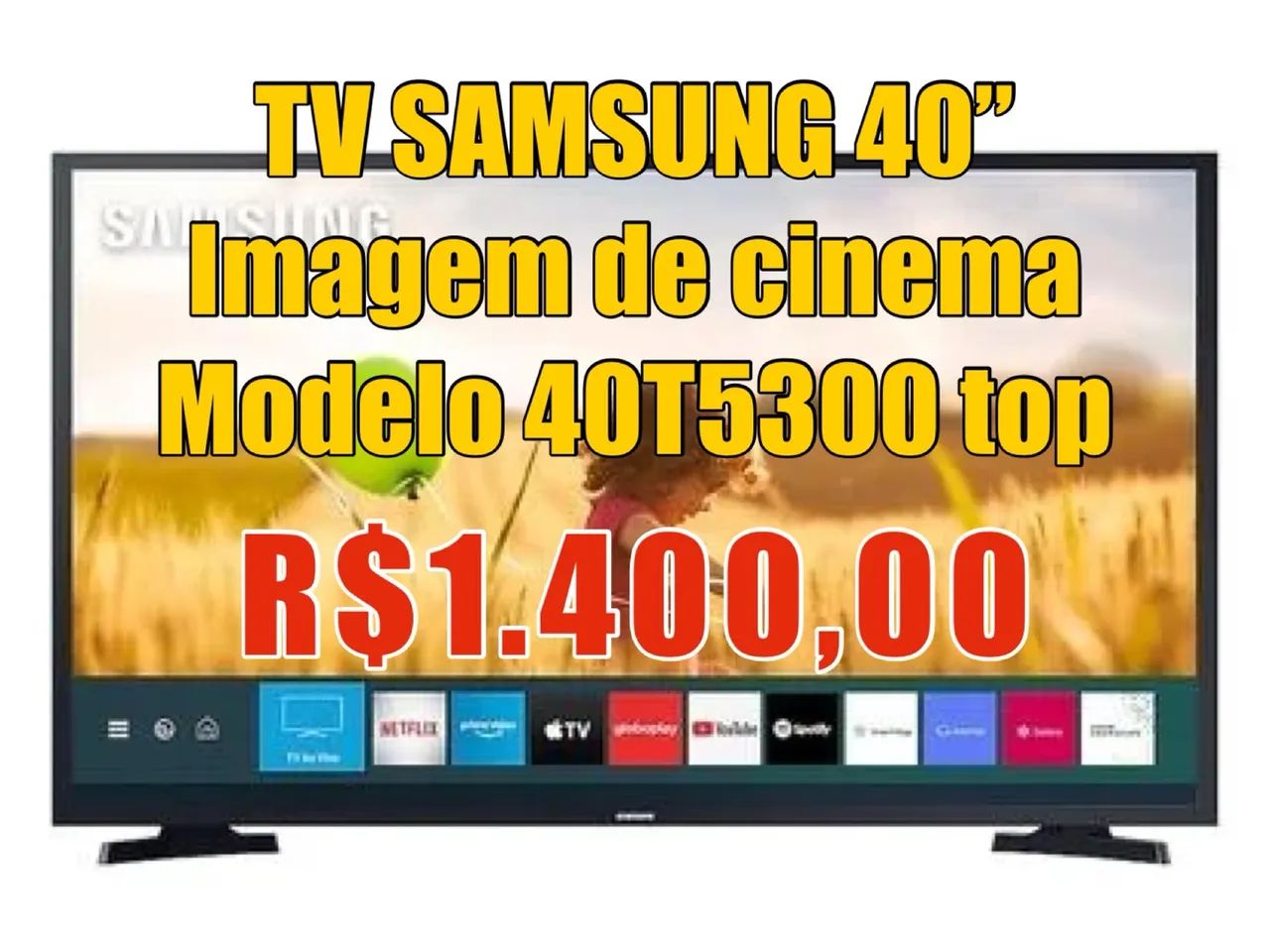Smart TV LED 40" Samsung Full HD top