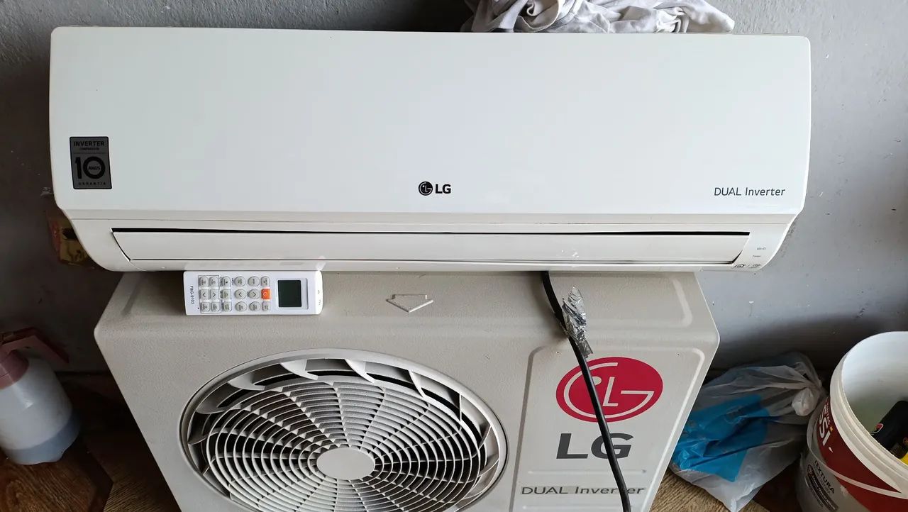 Ar Condicionado dual inverter LG 9 mil btus novo praticamente com WiFi 2 garantia de 6 mes - Foto 5