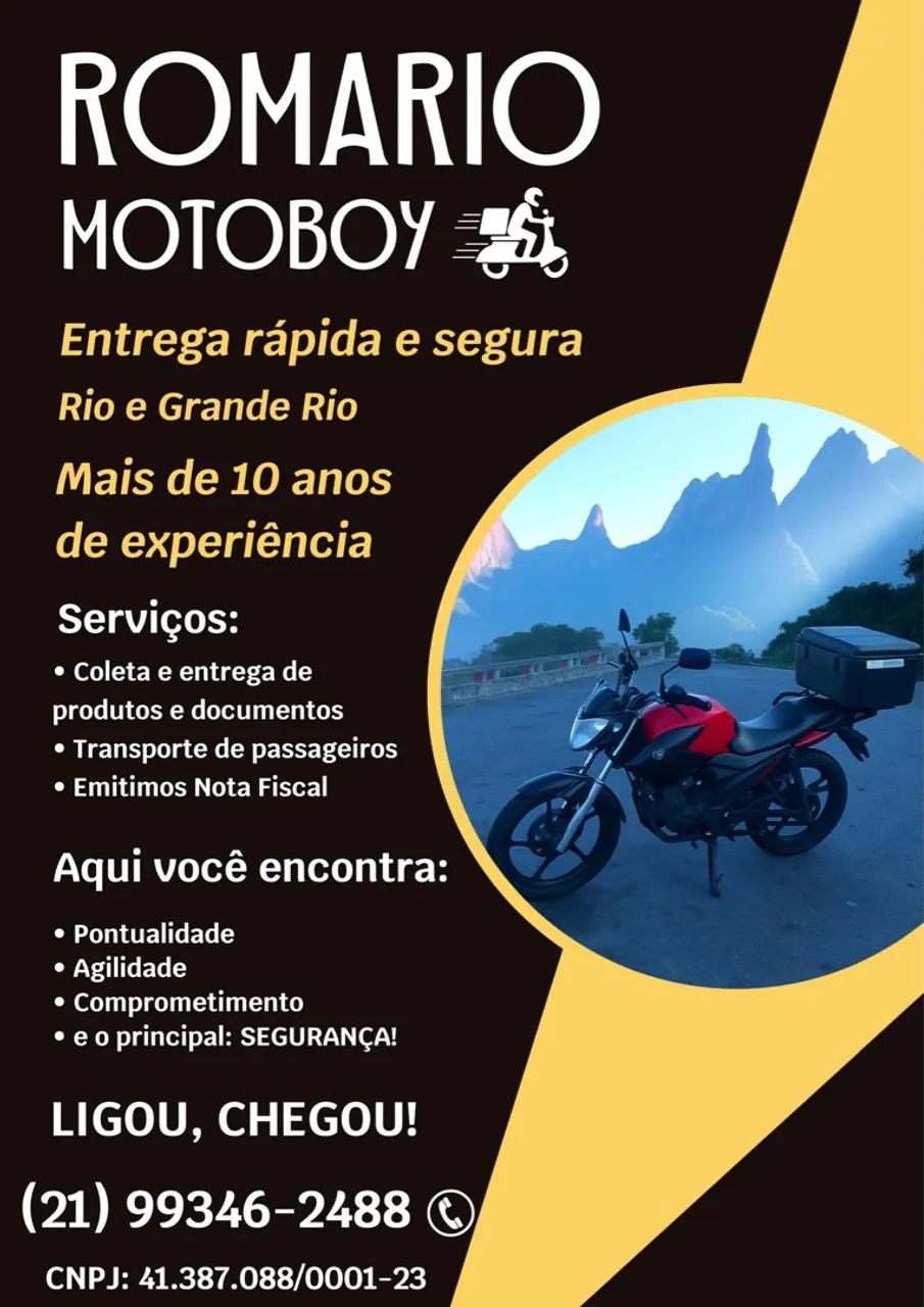 Motoboy Rio e Grande Rio 