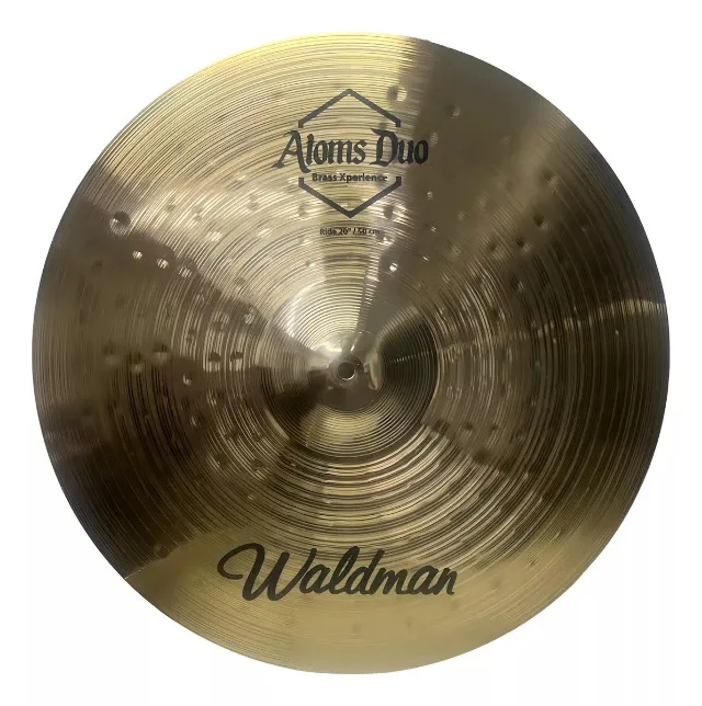 Prato ride avulso Waldman 20" Série AtomsDuo Brass Xperience super oferta