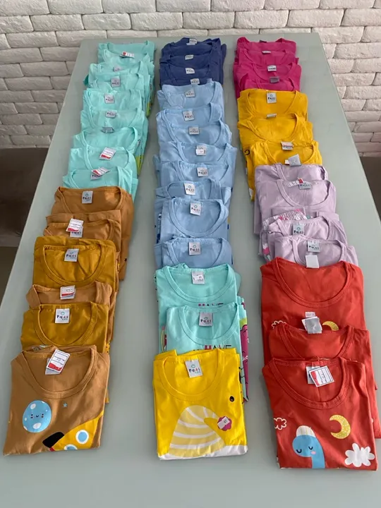Repasso vendo lote de pijamas infantis para revenda atacado menina e menino