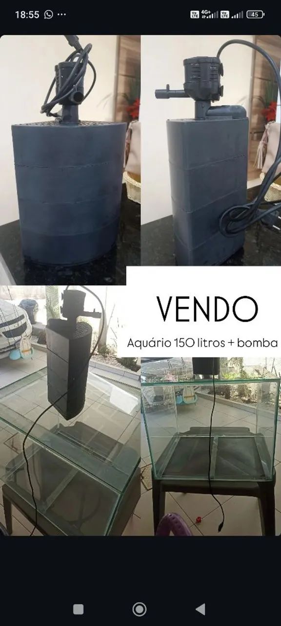 Aquário 150 litros