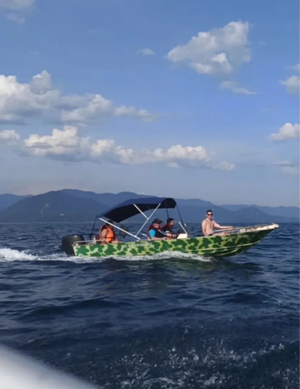 Barco alumínio pesca e passeio 
