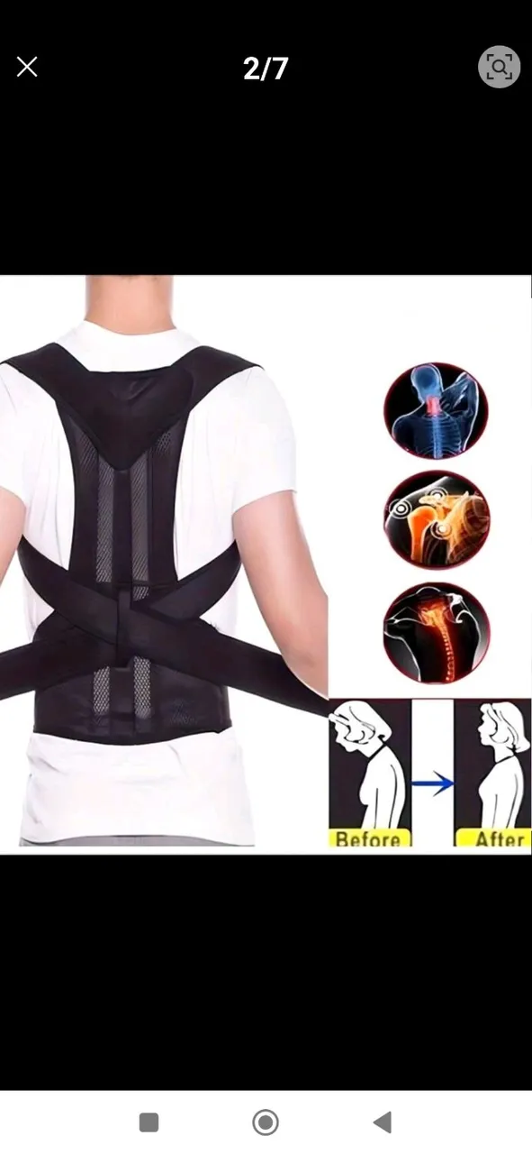 Colete postural.
