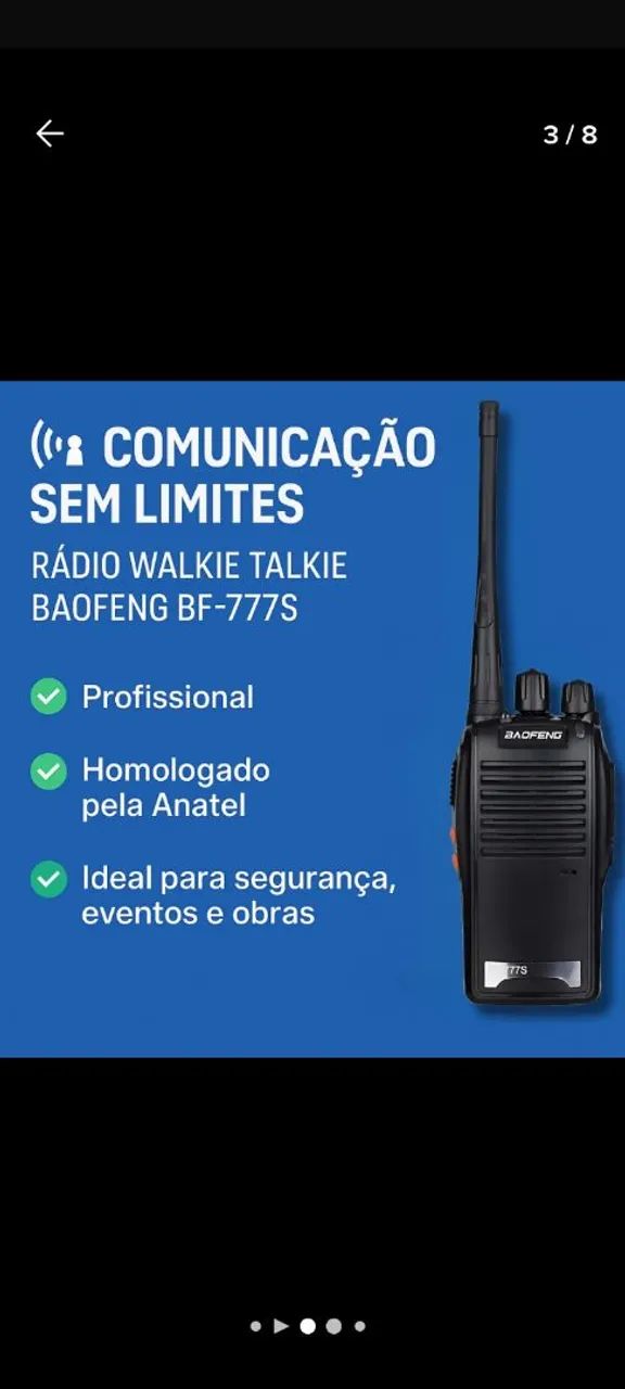 Rádios comunicadores Baofeng BF-777so $149.99S - Foto 3
