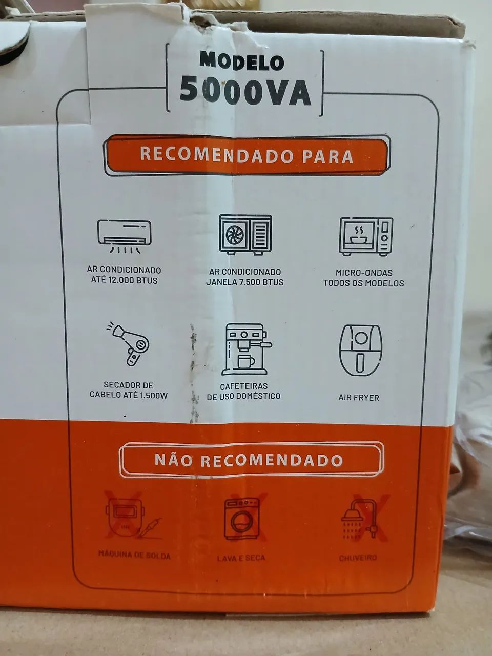 Transformador 110v-220v 5000VA Novos- entrega grátis  - Foto 6