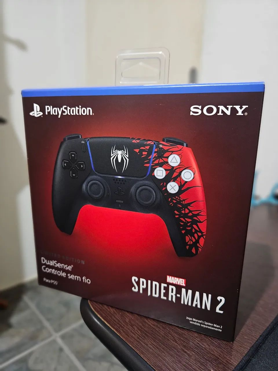 Controle PS5 Marvel's Spider Man 2 - edição limitada - nunca aberto