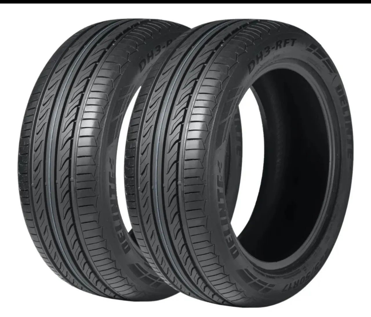 Kit 2 pneu Peugeot 208 205/45 Rf17 84v Dh3 Run Flat Delinte 