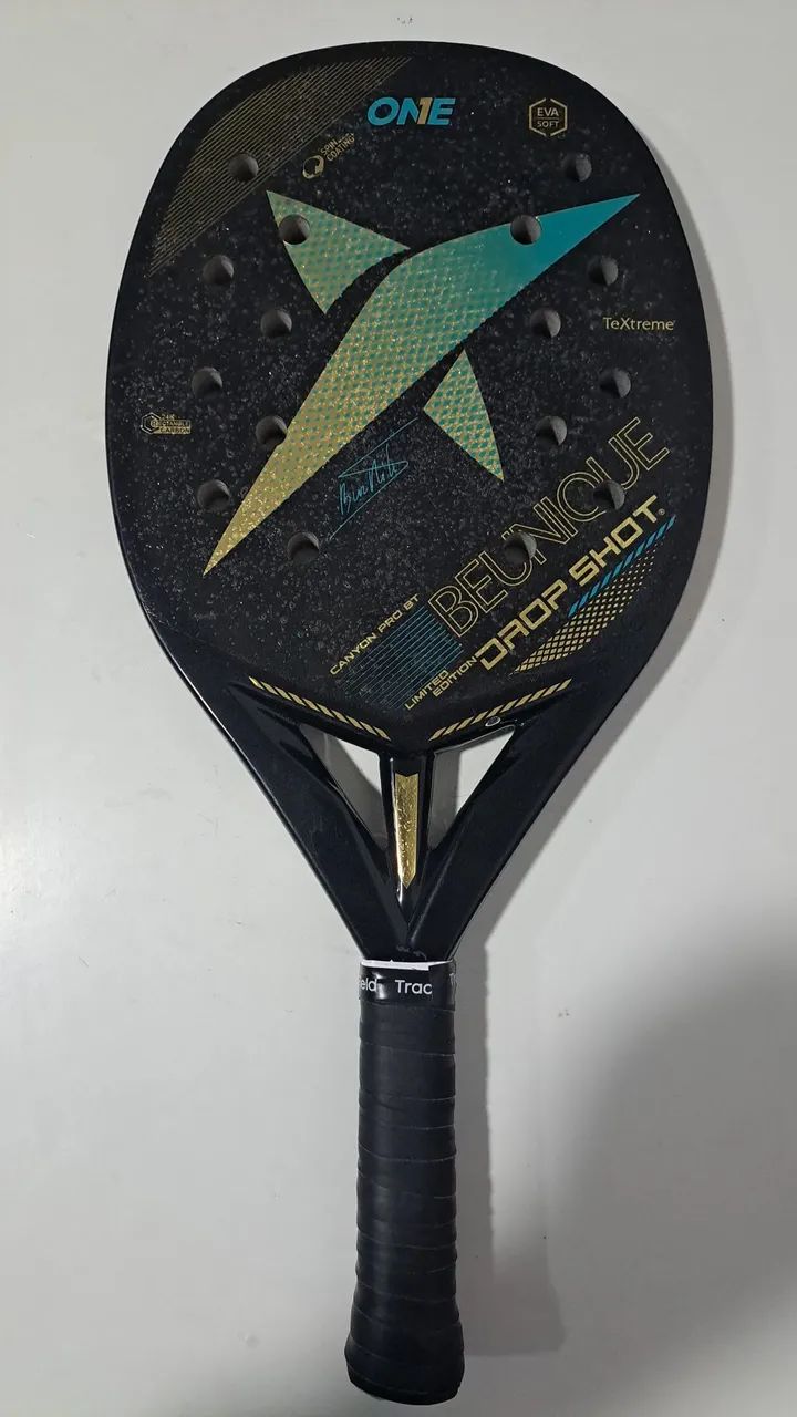 Raquete de Padel Drop Shot Beunique Canyon Pro 2023 24K - Esportes de ...