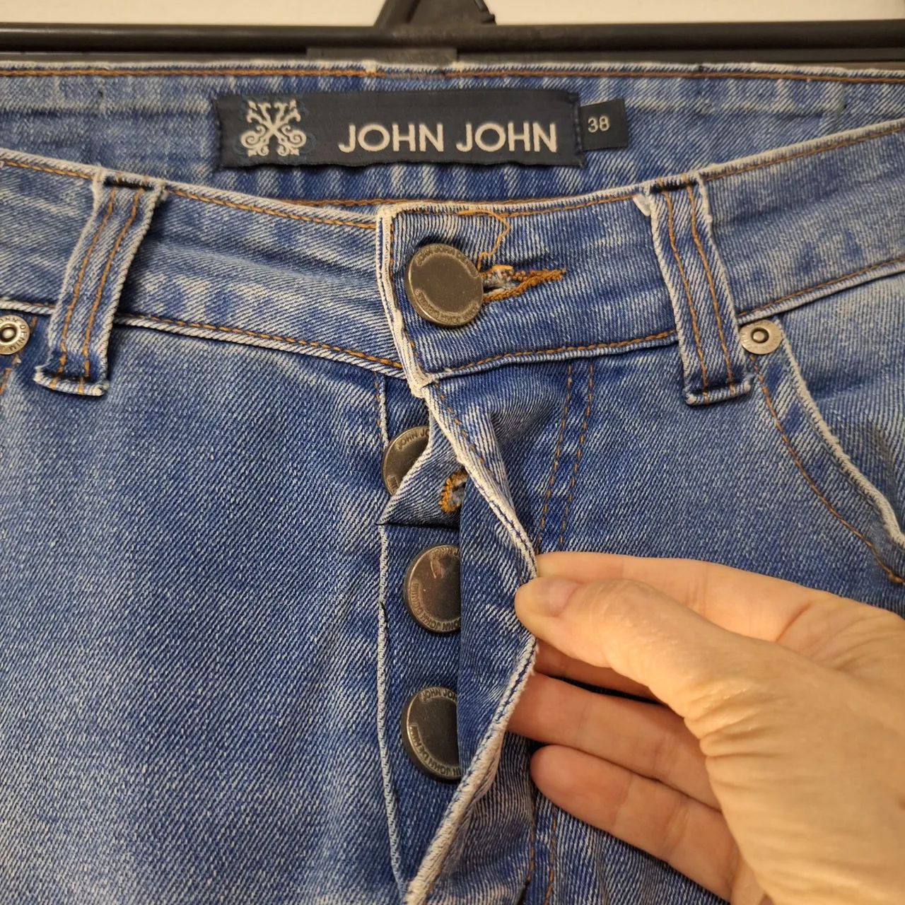 Calça jeans John John 40 reta tradicional, masculina.  - Foto 2