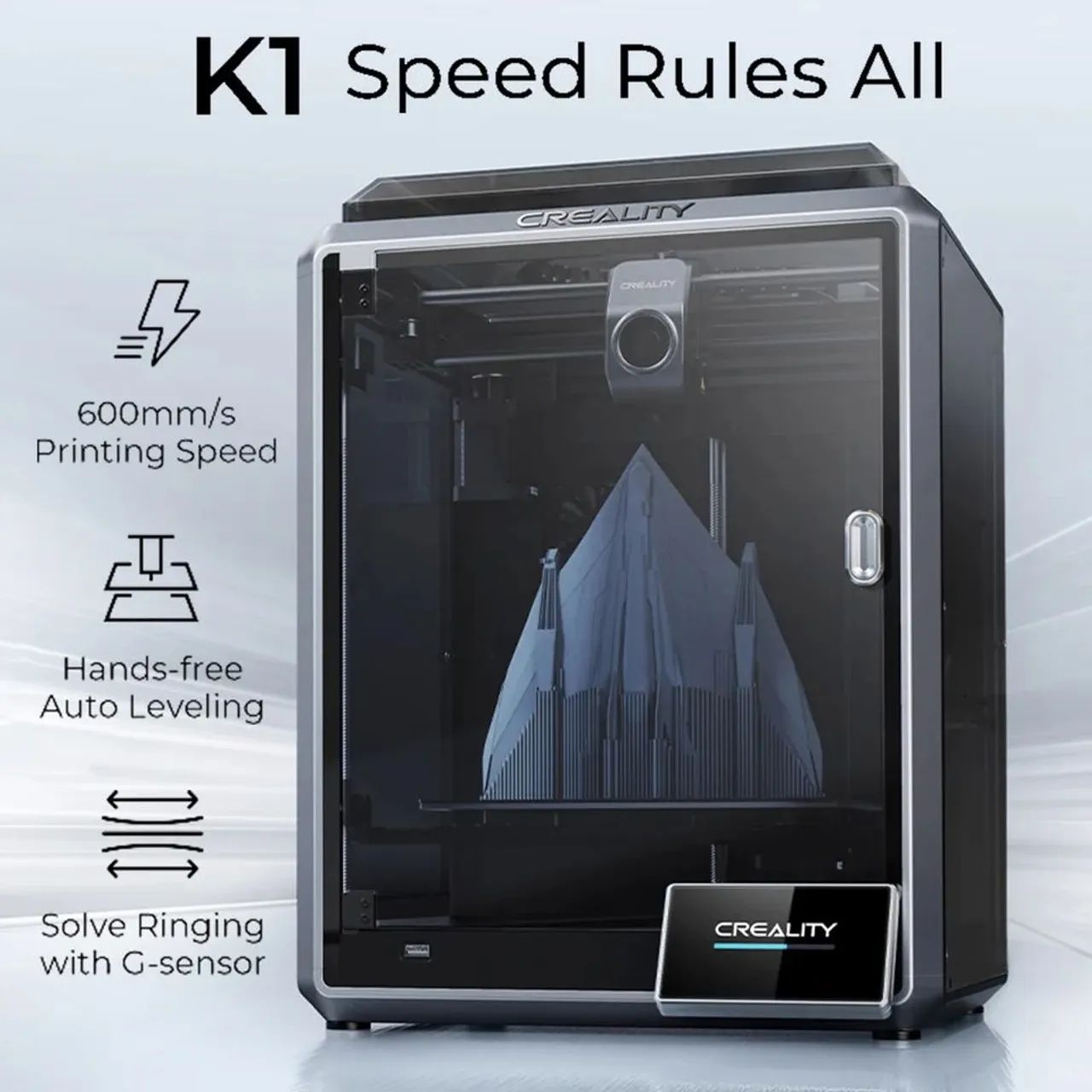 Impressora 3D Creality K1 - Alta Velocidade e Precisão - Foto 5
