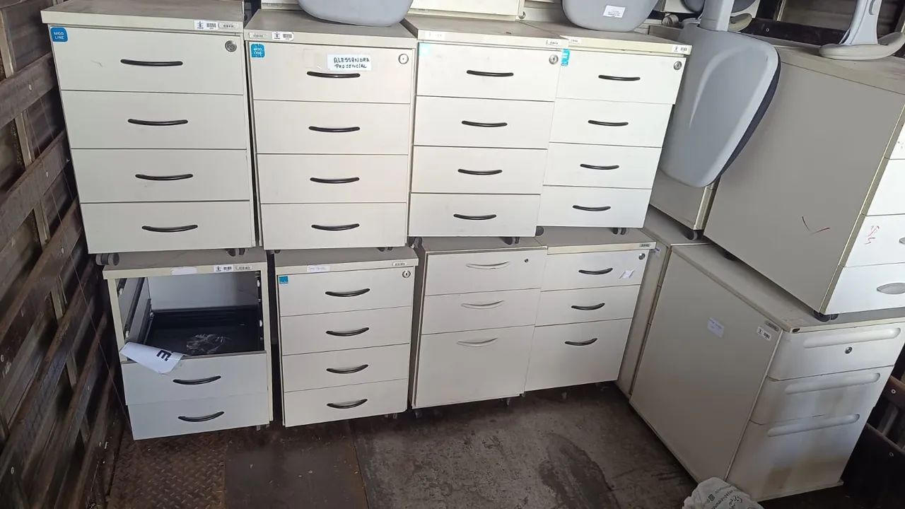 Gaveteiros de Escritório - 100% MDF - Foto 3