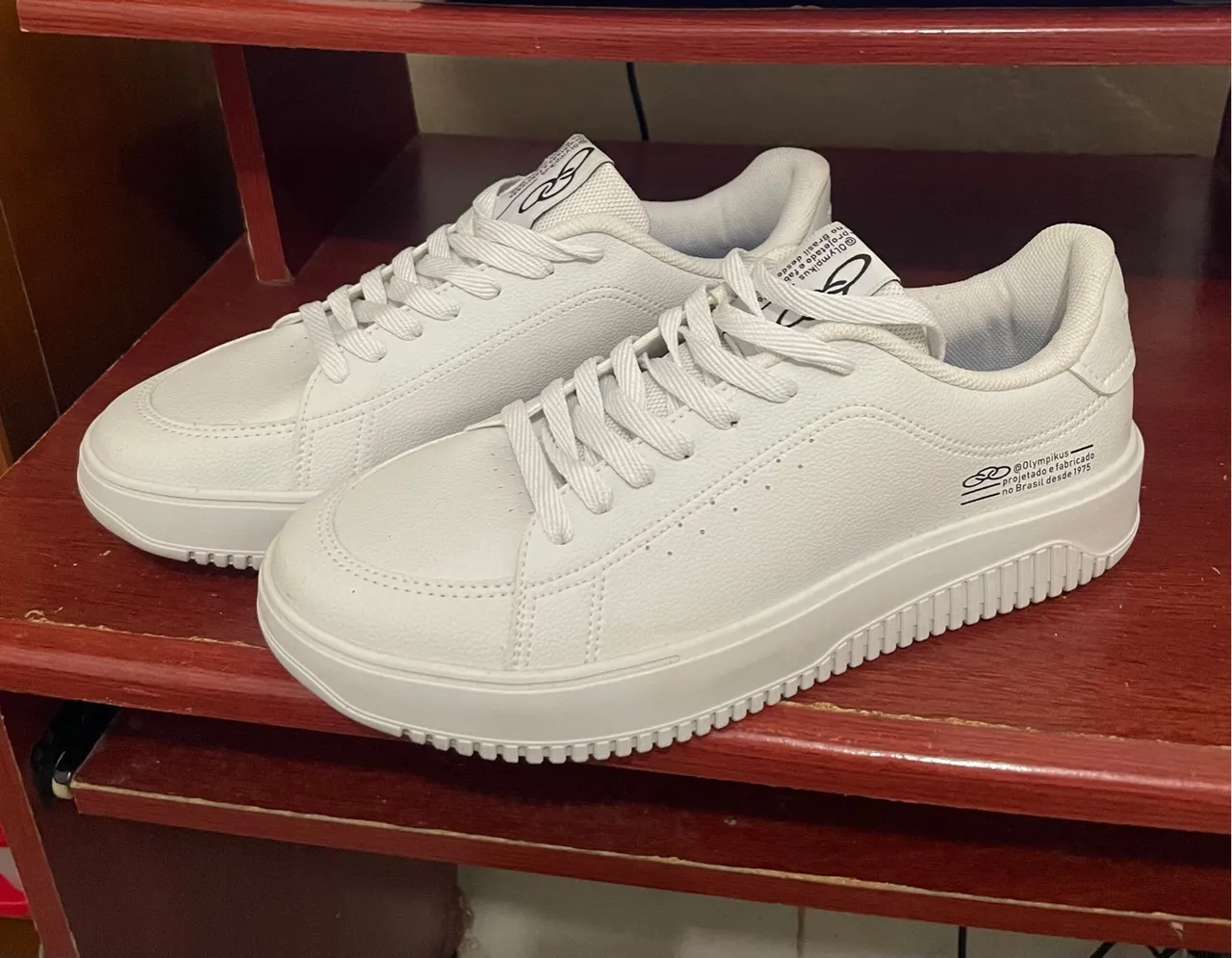 Tênis Olympikus Branco - Tamanho 40