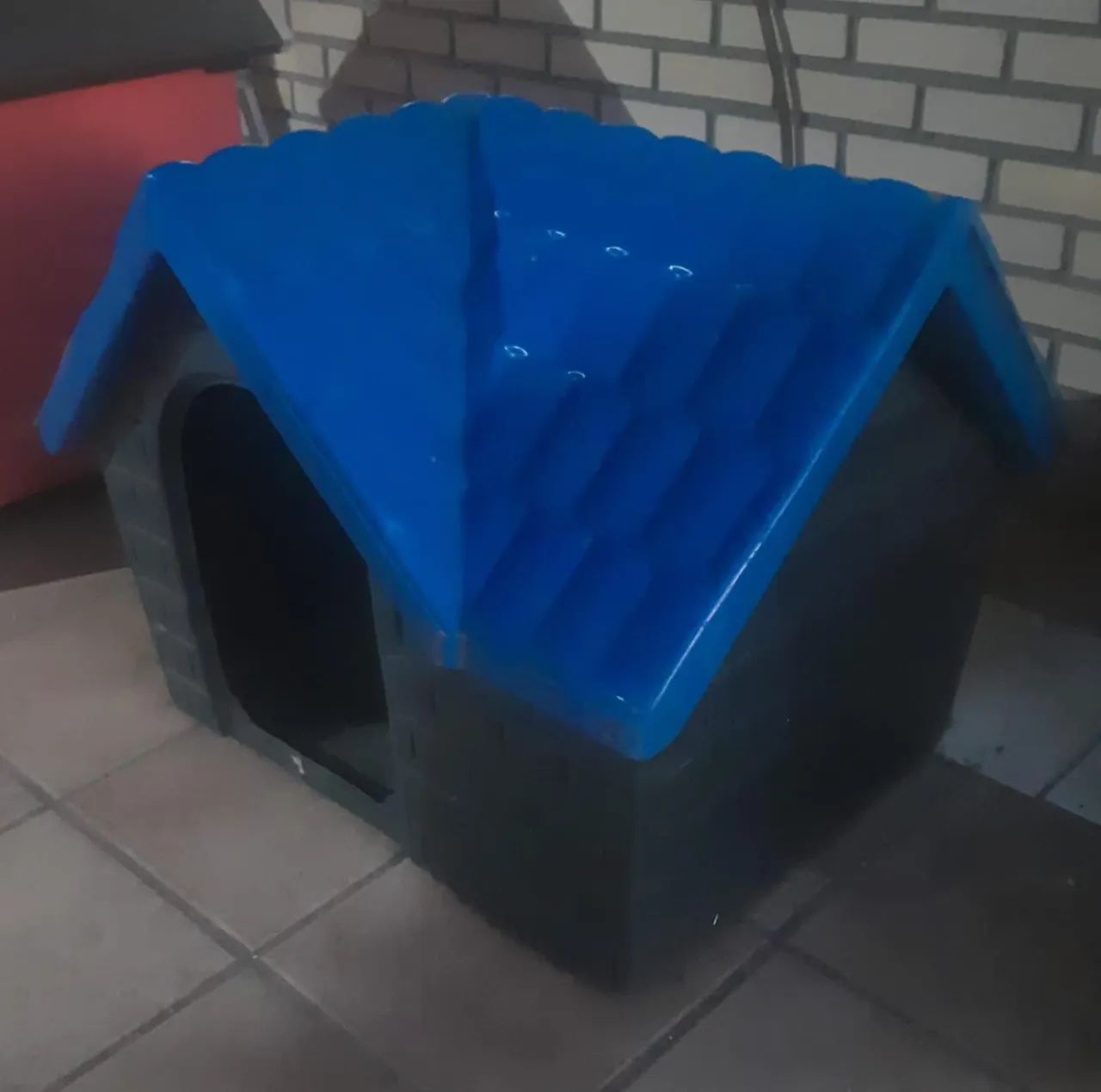 Casinha de cachorro usada de plástico, n°2 (Porte pequeno) - Foto 5