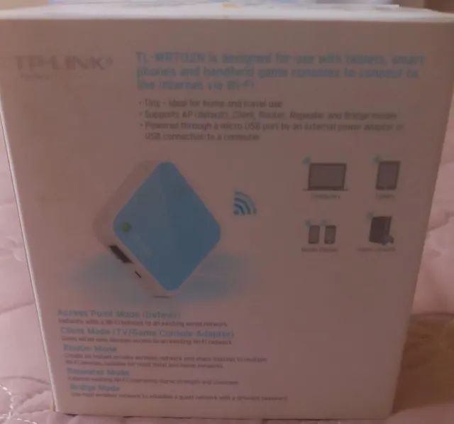 Repetidor de sinal TP-link WR702N usado. - Foto 4