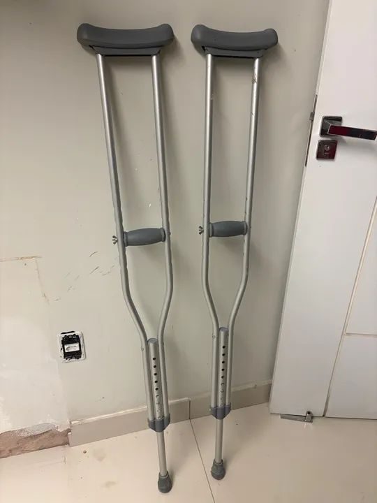 Muletas em alumínio