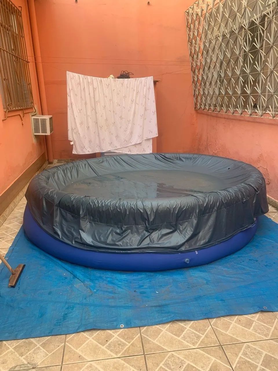 Piscina Inflável Mor 3400 Litros + Lona + Capa protetora - Foto 4