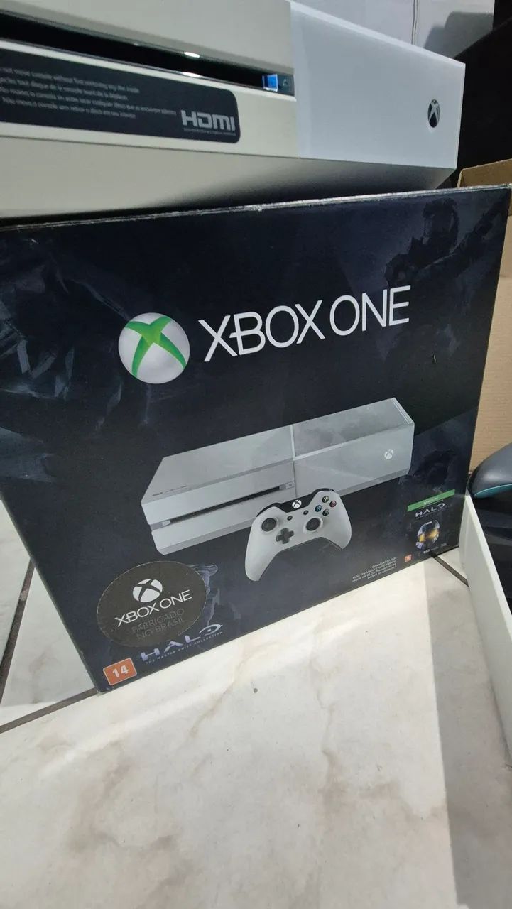 Xbox One White com caixa completo  - Foto 3