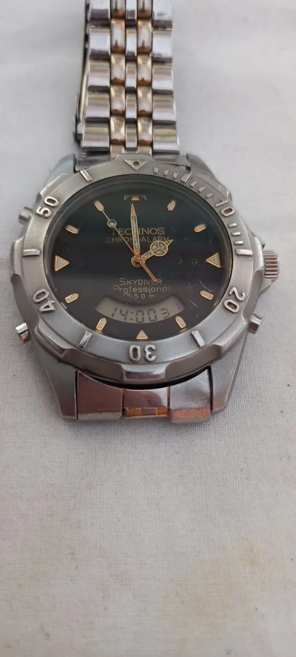 Relógio Technos Skydiver Chronoalarm