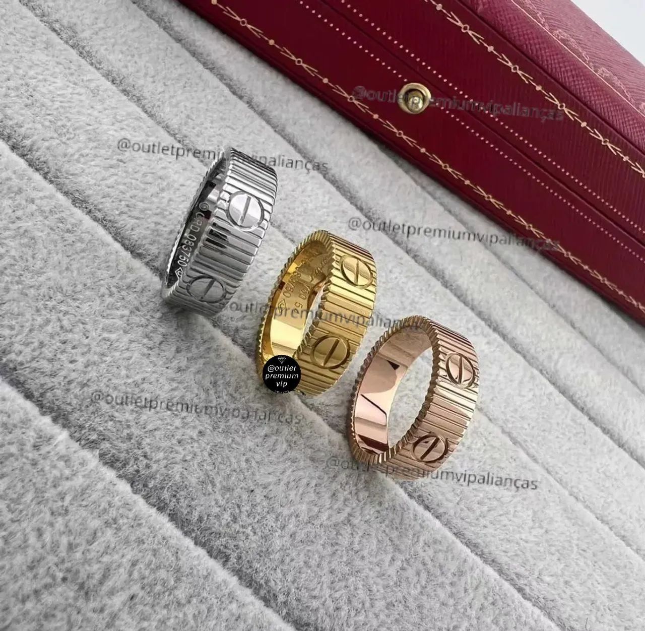 Anel Aliança Love cartier unlimited 