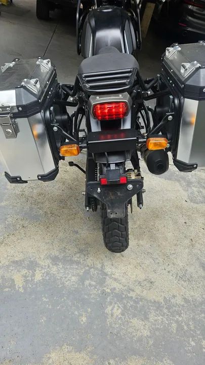 Royal Enfield Himalayan 2021 1.900 kms com baús originais  - Foto 4