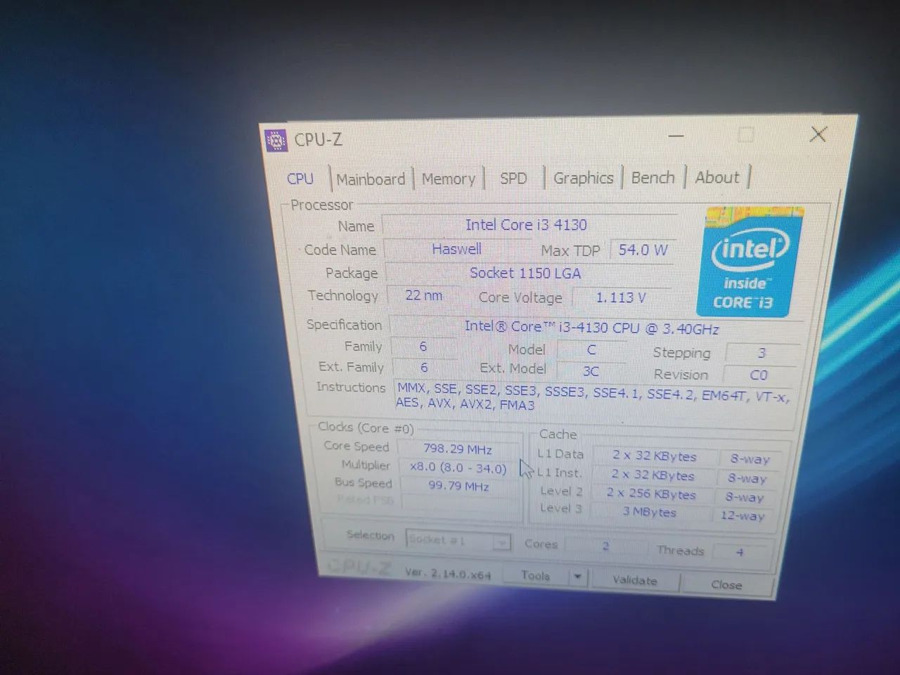 Kit i3 quarta geração 8gb ram perfeito
