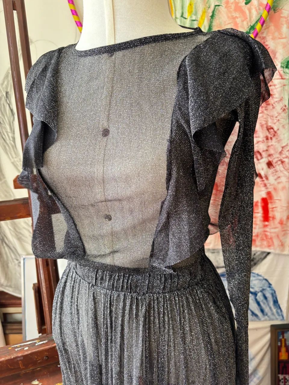 Vestido brilhoso!