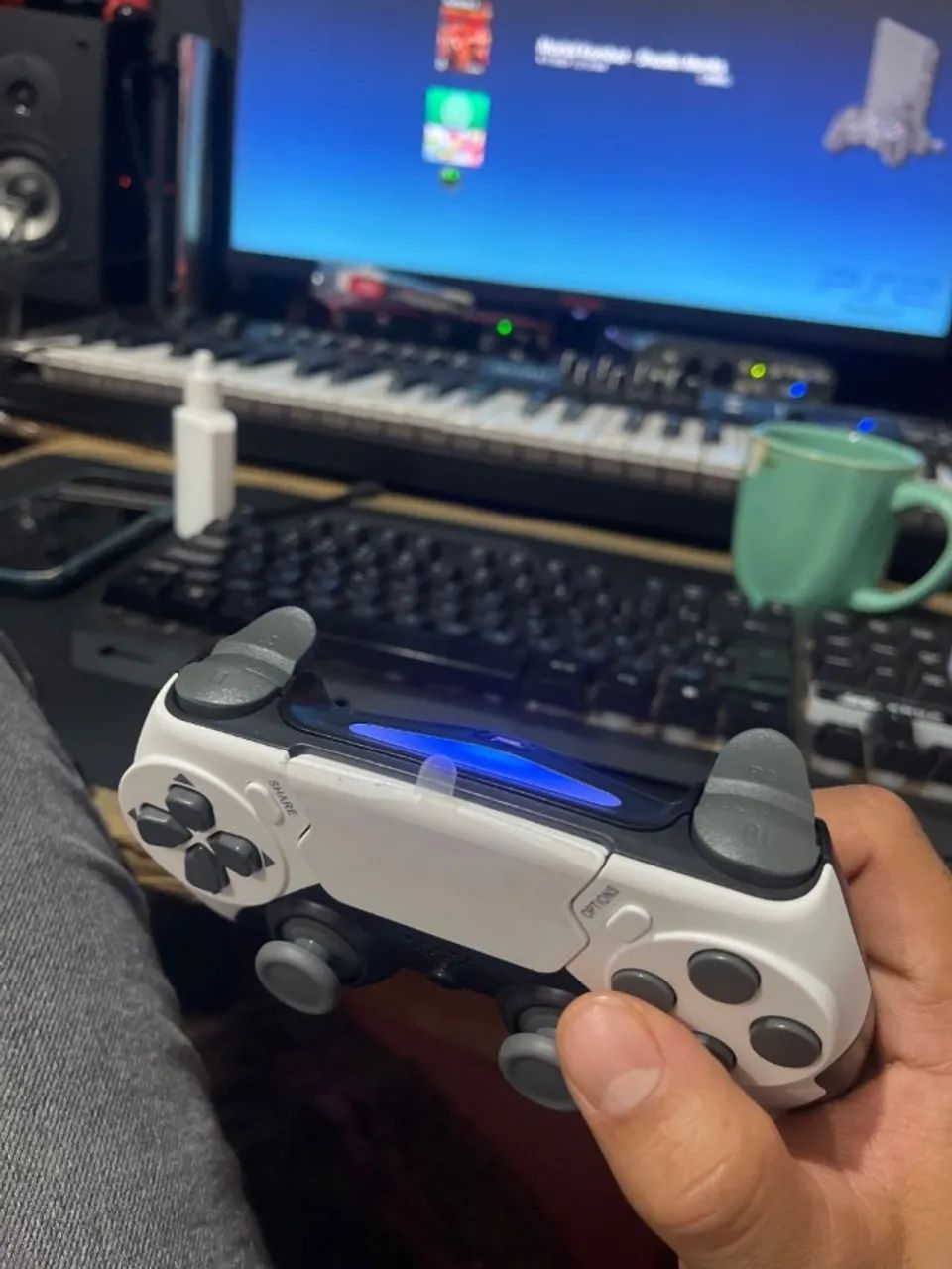 Controle Para PS4 Compatível com PS3, PS4, PC Entrega gratis - Foto 5