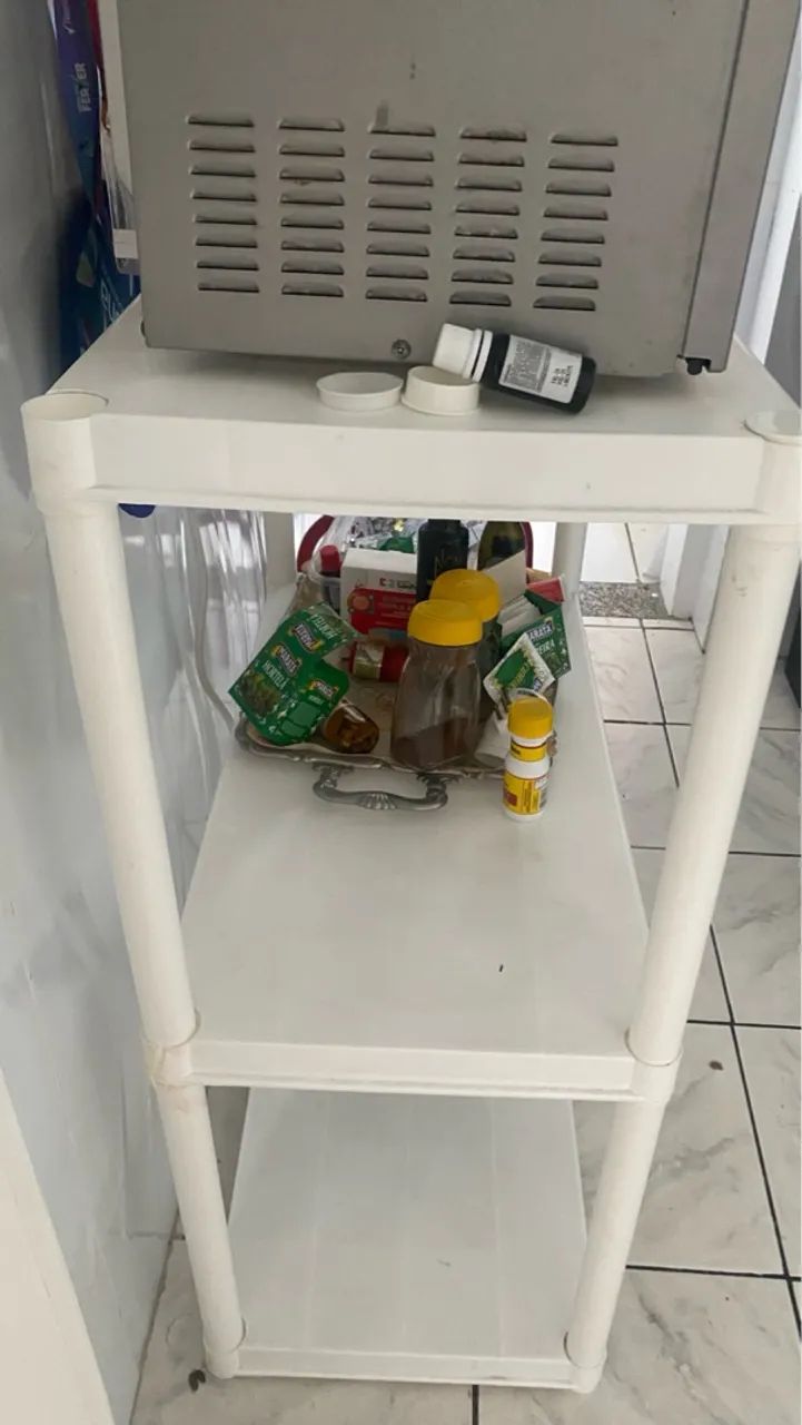 Estante modular plástica branca - Foto 4