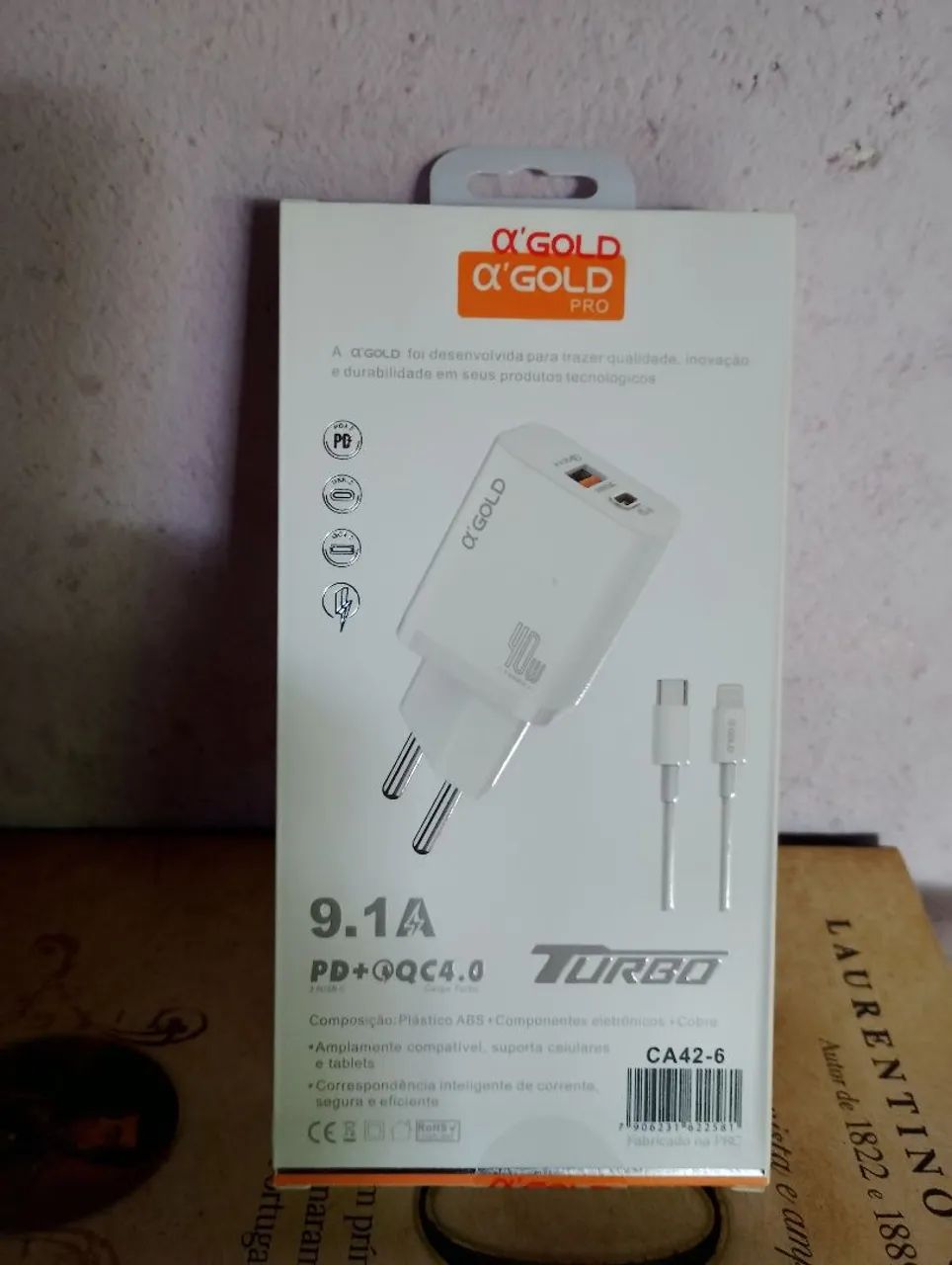 Carregador de iPhone Turbo 40w - Novo - Foto 2