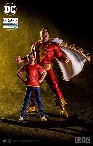 Shazam e Billy Batson - Versão Regular - Iron Studios Art Scale 1/10