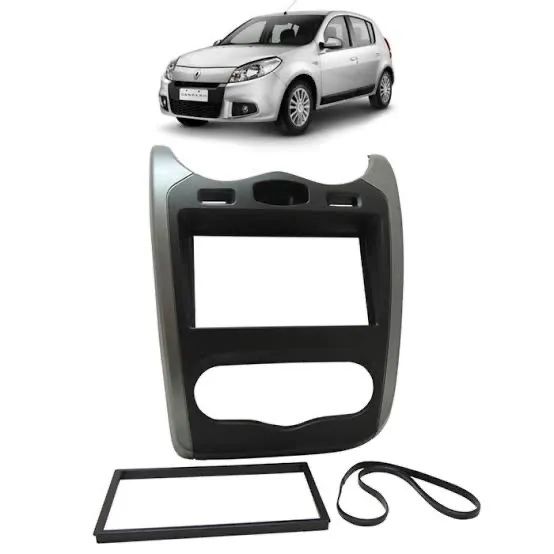Moldura 2 Din Renault Sandero 2013 a 2014