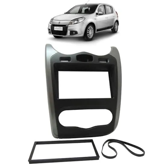 Moldura 2 Din Renault Sandero 2013 a 2014