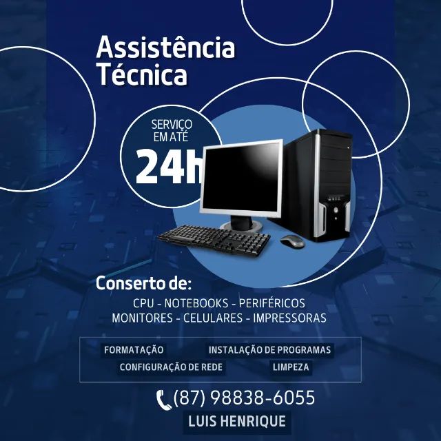 Serviços Técnicos de Informática Rápidos e Confiáveis
