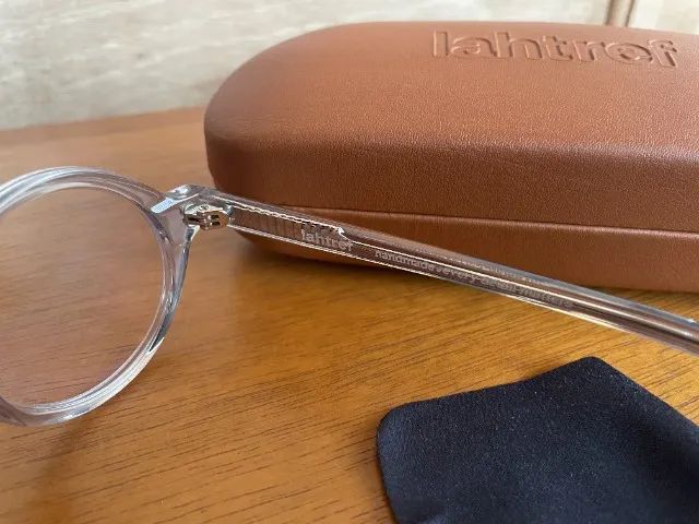 Óculos Lahtref armação Ed acetato transparente cristal - Foto 2