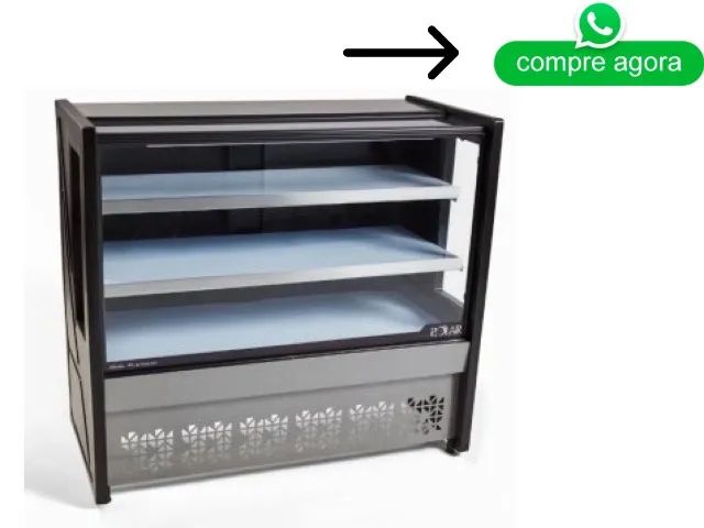 Balcão Refrigerado 1/2 Placas refrigeradas Polar 