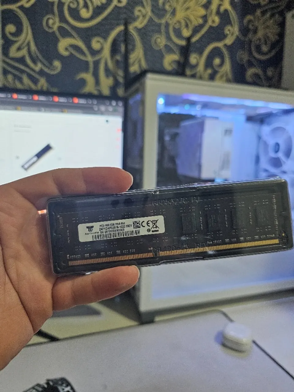 Memória Ram DDR3 8GB 1600mhz para Desktop PC alta qualidade gamer Nova!!