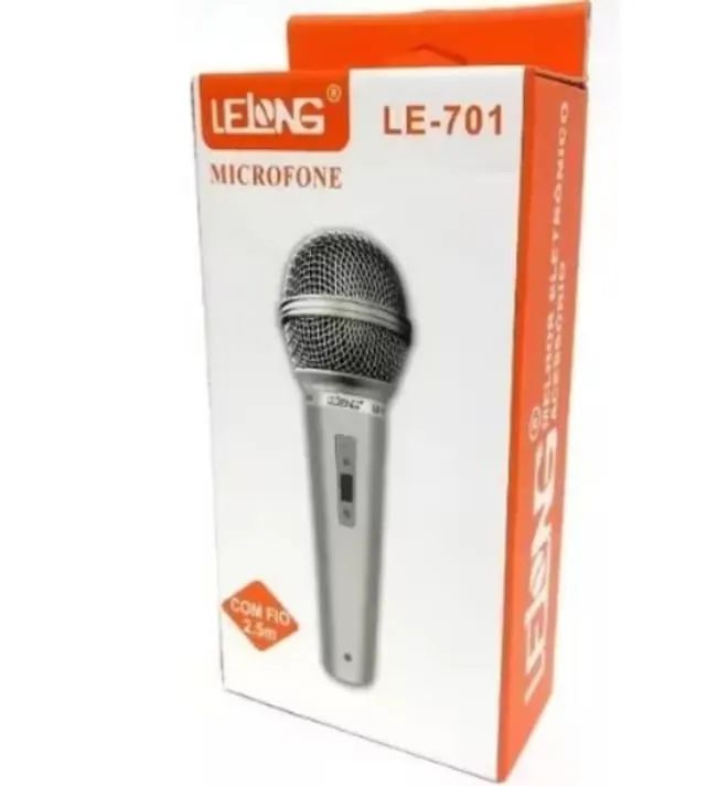 Vendo microfone lelong com fio 