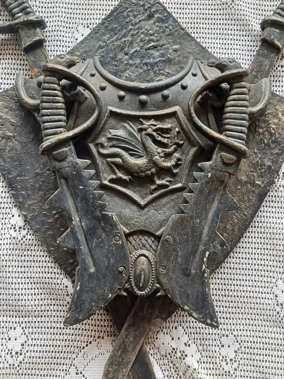 Armadura medieval decorativa em ferro  - Foto 2