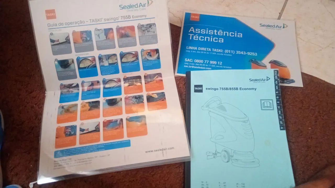 Lavadora e secadora de piso industrial TASKI - Foto 5