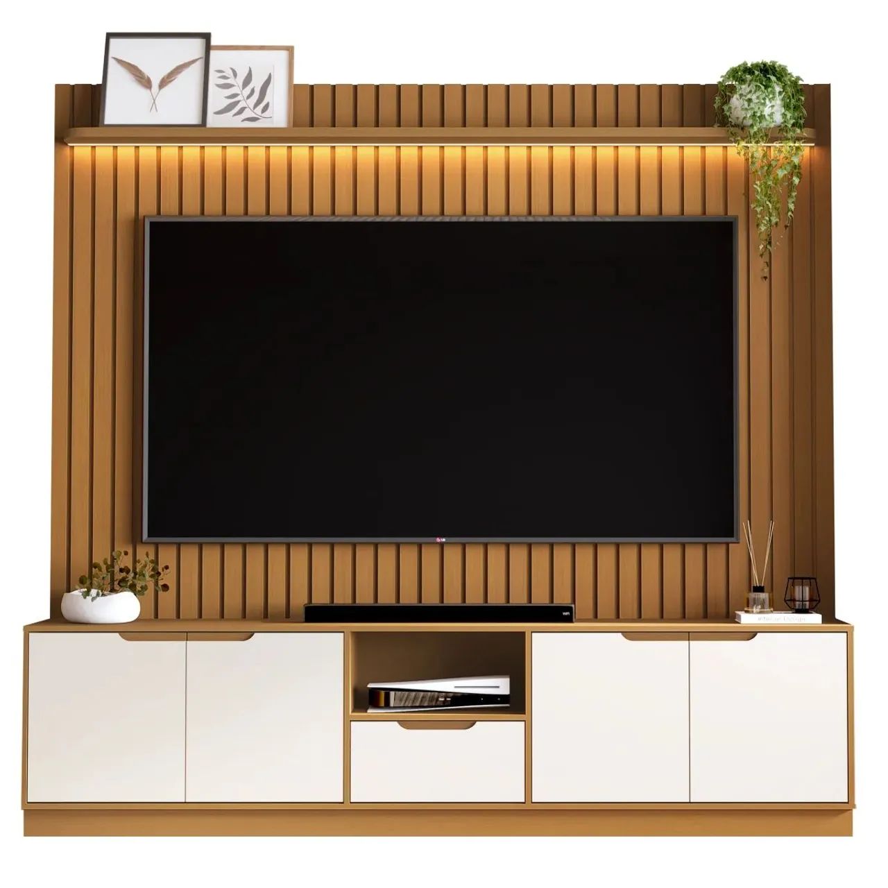 Rack com painel ripado 2.30m / pague na entrega  - Foto 4