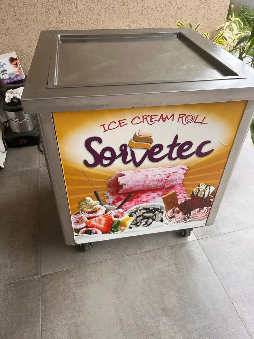 Máquina de sorvete na chapa  - Foto 2