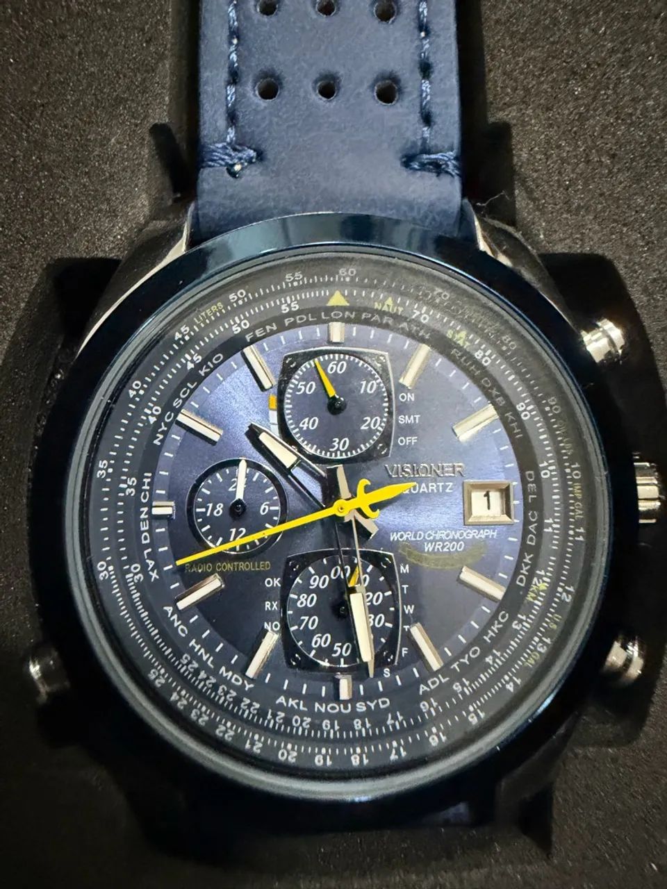 Relógio visioner original quartz novo - Foto 2