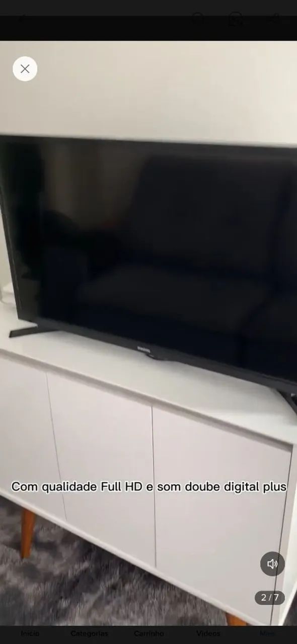 Smart Tv Full Hd - 43 polegadas semi nova - Foto 2
